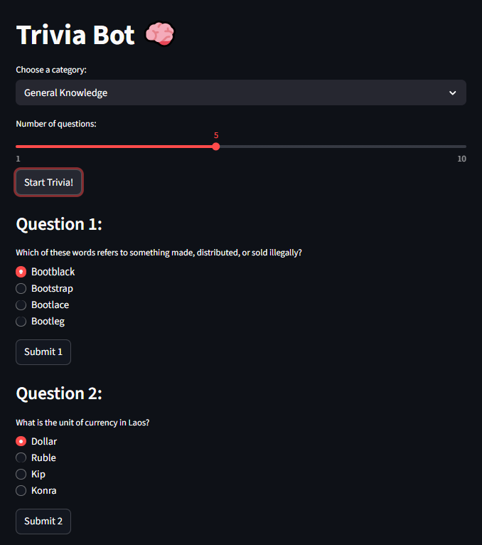Trivia Bot thumbnail